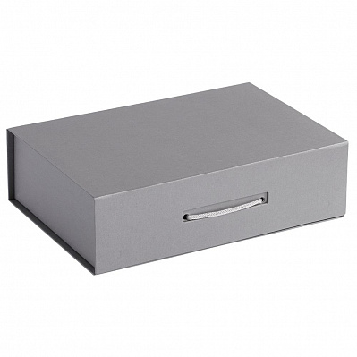 Коробка Case, подарочная, серебристая (Серебристый)