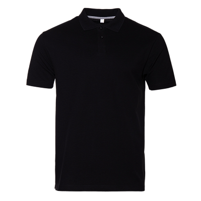 Рубашка поло унисекс STAN хлопок 185, 04U (Чёрный)