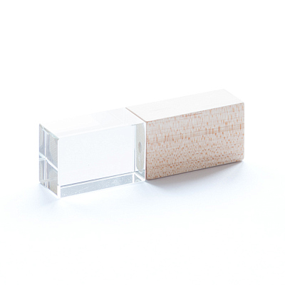 Стекло 02 Кристалл деревянный, темное дерево, 4Гб