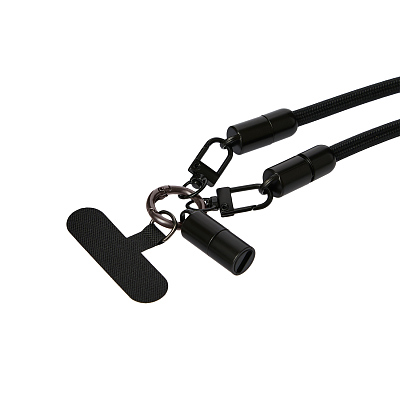 Кабель-ланьярд Voltrix, черный