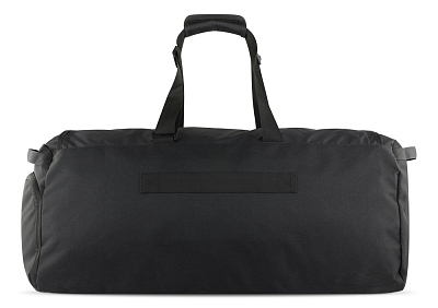 Сумка дорожная BUGATTI Blanc Delight, чёрная, нейлон RPET600D/тарпаулин/полиэстер, 67х32х29 см, 55 л