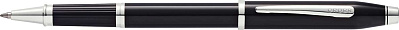 Ручка-роллер Cross Century II Black lacquer  лак с позолотой 23К (Черный)
