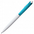 Ручка шариковая Bento, белая с голубым - Фото 3