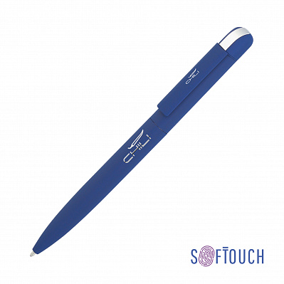 Ручка шариковая "Jupiter", покрытие soft touch  (Темно-синий)