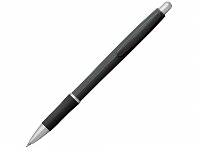 Шариковая ручка с противоскользящим покрытием OCTAVIO (Черный)