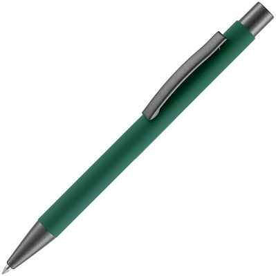 Ручка шариковая Atento Soft Touch, зеленая (Зеленый)