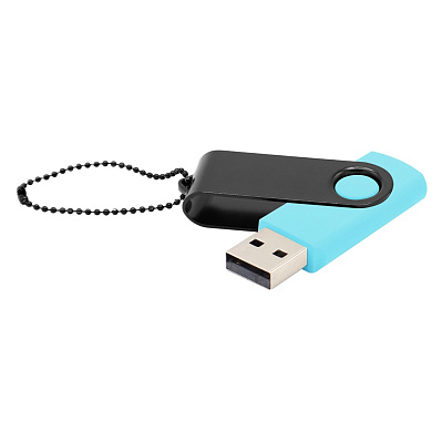 Флешка Designer To Go 2.0 USB 16Gb  (Бирюзовый/черный)