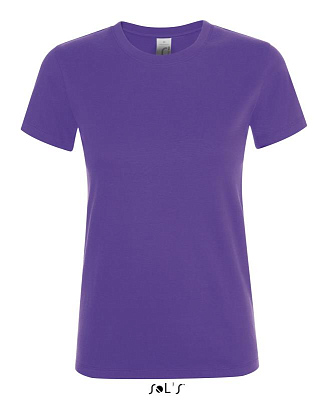 Фуфайка (футболка) REGENT женская,Темно-фиолетовый S