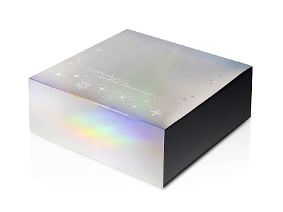 Подарочная коробка с голографическим шубером Aurora, L