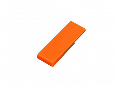 USB 2.0- флешка промо на 32 Гб в виде скрепки (Оранжевый)