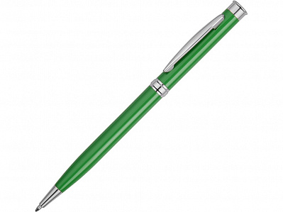 Ручка металлическая шариковая Лозанна (Зеленый/серебристый)