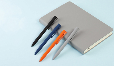 Ручка шариковая "Sirius", покрытие soft touch, оранжевый