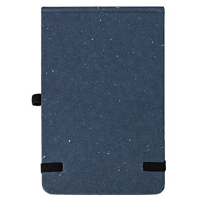 Блокнот MEMO, размер 90 Х140 мм, синий, блок в клетку