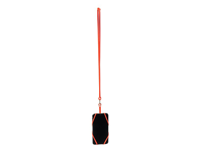 Силиконовый шнурок DALVIK с держателем мобильного телефона и карт (Красный)