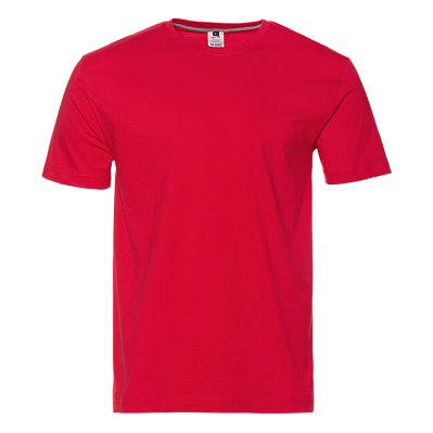 Футболка унисекс без бокового шва STAN хлопок 160, 02 (Красный)