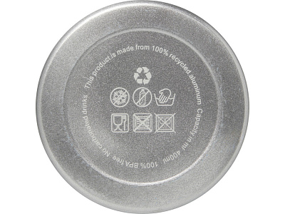 Бутылка для воды с карабином Oregon, 400 мл