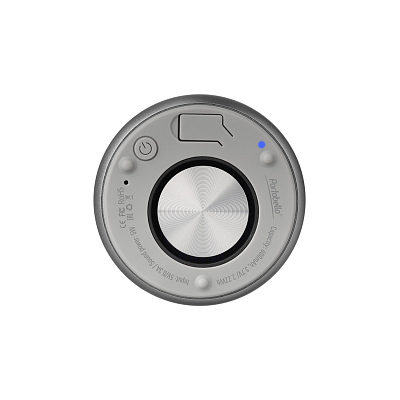 Беспроводная колонка Passion 80dB 600 mAh (Bluetooth 5.4), серебряная