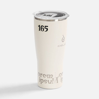 Термостакан Kasumigaoka, белый (молочный)