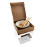 Керамическая салатница Ukiyo с бамбуковыми приборами - Фото 4