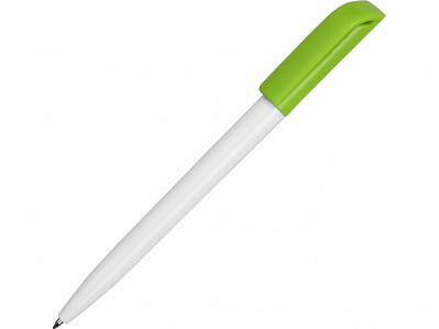 Ручка пластиковая шариковая Миллениум Color CLP (Белый/зеленое яблоко)