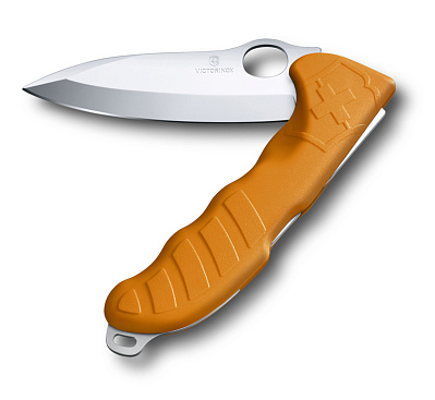 Нож охотника VICTORINOX Hunter Pro M 130 мм, 2 функции, с фиксатором лезвия  (Оранжевый)