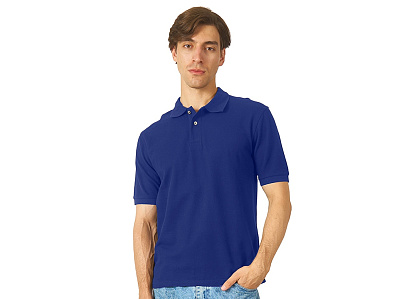 Рубашка поло Boston 2.0 мужская (Синий классический)