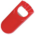 Открывалка  "Кулачок" красная, 9,5х4,5х1,2 см;  фростированный пластик/ тампопечать - Фото 1