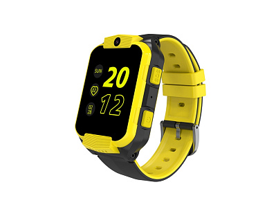 Детские часы Cindy KW-41 (Желтый, черный)