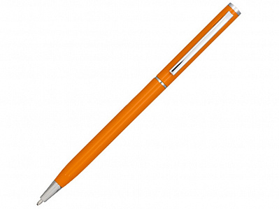 Ручка металлическая шариковая Slim (Оранжевый)