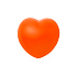Антистресс Сердце, оранжевый - Фото 1