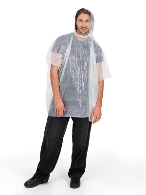 Дождевик в круглом футляре Nimbus, белый