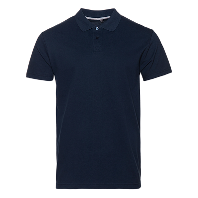 Рубашка поло унисекс хлопок 100%, 185, 04B (Тёмно-синий)