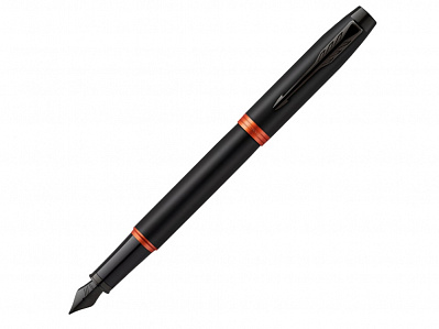 Ручка перьевая Parker IM Vibrant Rings Flame Orange (Оранжевый, черный)