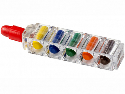Набор восковых карандашей Crayton (Прозрачный/разноцветный)