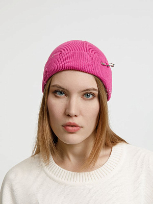 Шапка Pricker, розовая (малиновая)