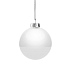 Елочный шар Finery Gloss, 8 см, глянцевый белый - Фото 5