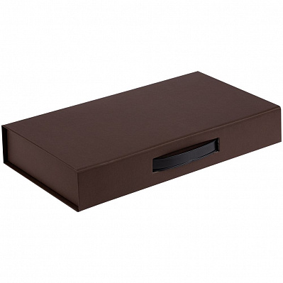 Коробка с ручкой Platt, коричневая (Коричневый)