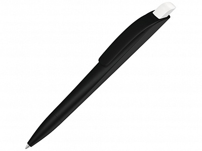 Ручка шариковая пластиковая Stream (Черный/белый)