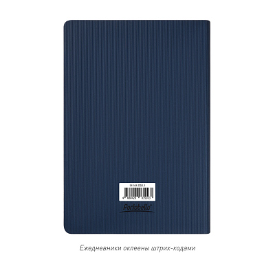 Ежедневник Рейн (Rain) недатированный, синий (без упаковки, без стикера)