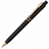 Ручка шариковая Raja Gold, черная - Фото 1