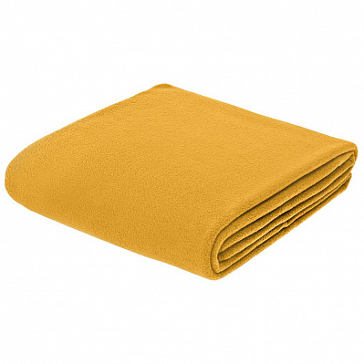 Флисовый плед Warm&Peace XL  (Желтый)