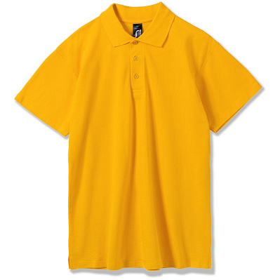 Рубашка поло мужская Summer 170, желтая (Желтый)