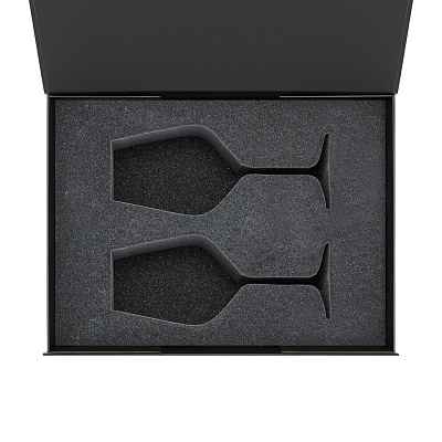 Ложемент под 2 бокала для вина в среднюю коробку-трансформер (арт. 695721) (Серый)