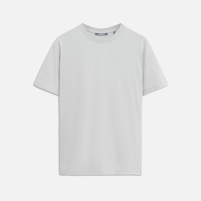 Футболка унисекс KRIS, 100% хлопок, 150 гр., светло-серая
