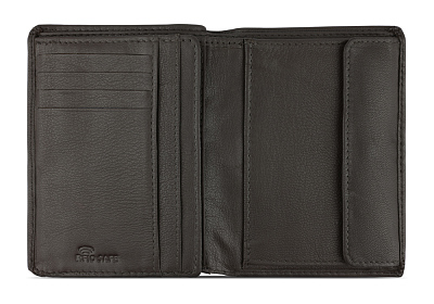 Портмоне BUGATTI Bomba, с защитой данных RFID, коричневое, кожа козы/полиэстер, 10х2х12,5 см