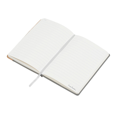 Записная книжка Pierre Cardin серая, 14 х 20,5 см