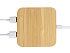 USB-хаб с беспроводной зарядкой из бамбука Plato, 5 Вт - Фото 9