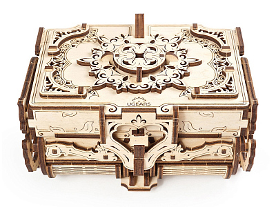 3D-ПАЗЛ UGEARS Антикварная шкатулка