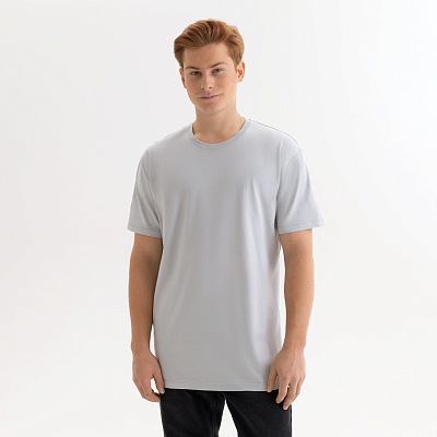 Футболка унисекс KRIS, 150 гр., светло-серая, размер XXL