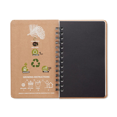 Pine tree notebook